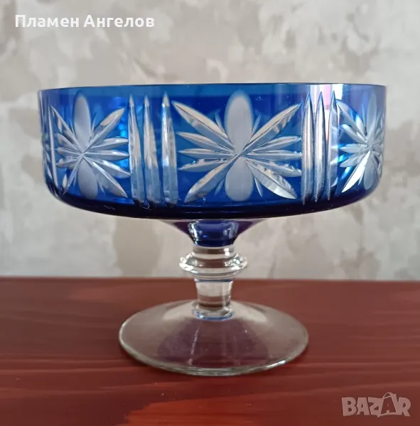 стъклена бонбониера. , снимка 1