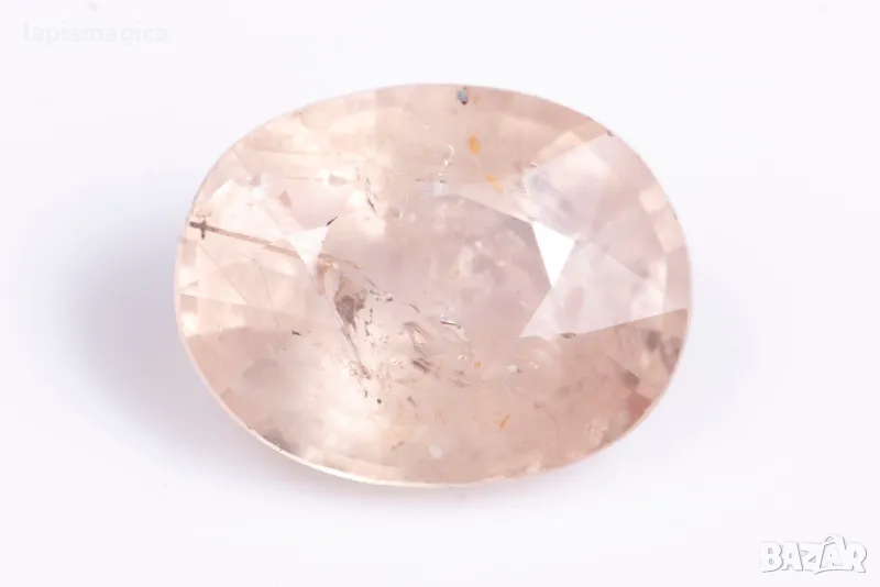 Оранжев сапфир 1.46ct нагряван овална шлифовка, снимка 1