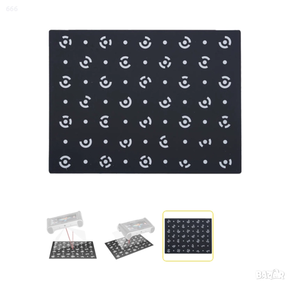 Калибрационна платка Revopoint Miraco Съвместим с 3D скенери INSPIRE и MIRACO Материал PVC , снимка 1