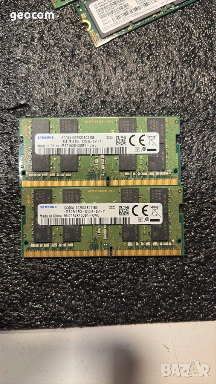 32GB (2x16GB) DDR4 Samsung PC4-3200AAA (3200Mhz,CL-19,КИТ), снимка 1