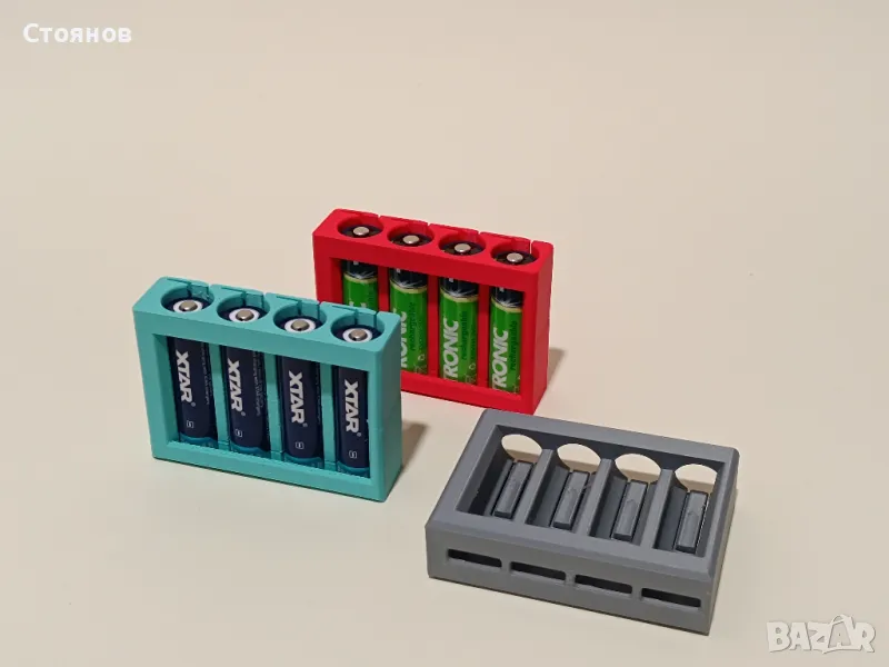 Органайзер за батерия тип АА ААА, снимка 1