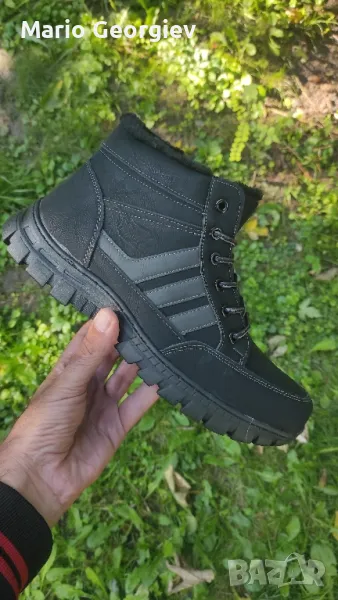 Мъжки Боти Шити Водоустойчиви, снимка 1