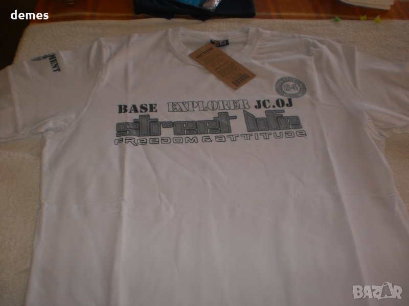  Мъжка тениска с щампа, размер XL, снимка 1