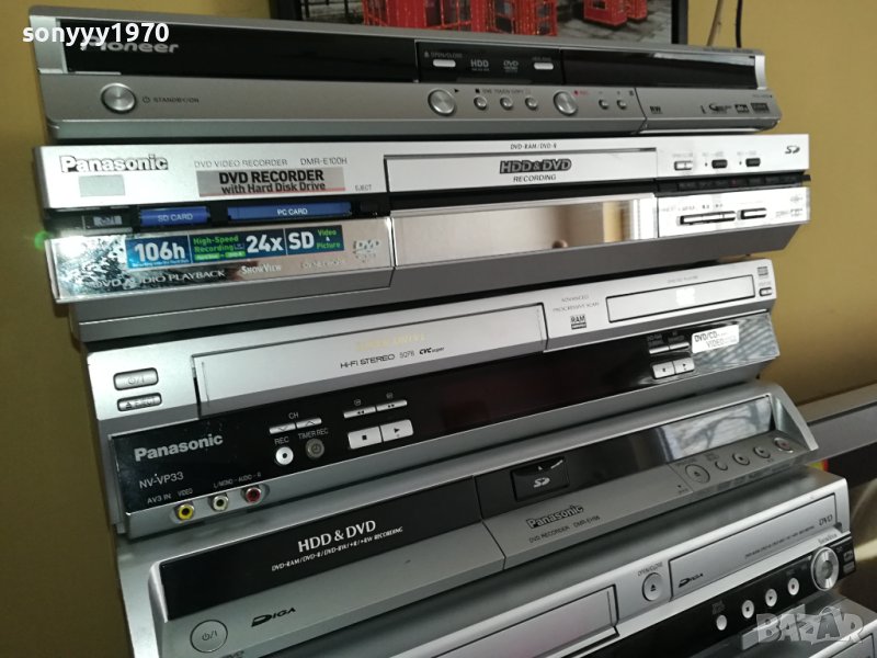 panasonic pioneer sony hdd/dvd/video 2111231516, снимка 1