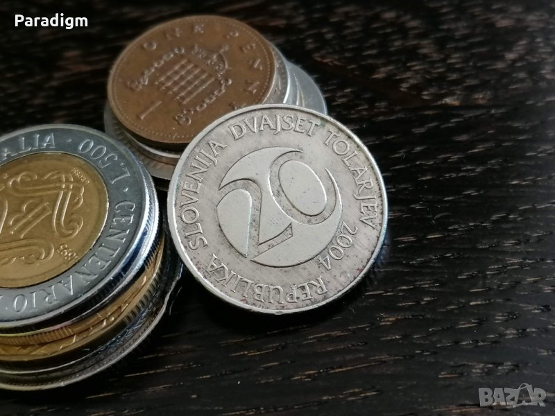 Mонета - Словения - 20 толара | 2004г., снимка 1