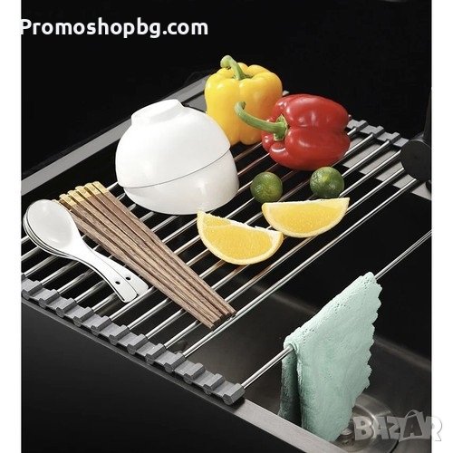 Сгъваем сушилник за мивка Ruhhy, 30х48 см, Навиващ се, снимка 1