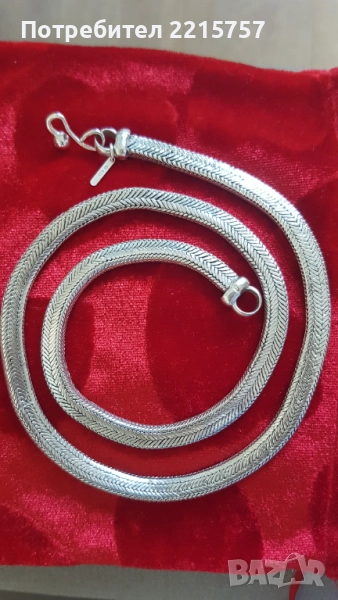 СРЕБЪРНИ гривни,синджири., снимка 1