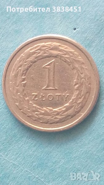 1 ZLOTY 1992 г. Полша, снимка 1