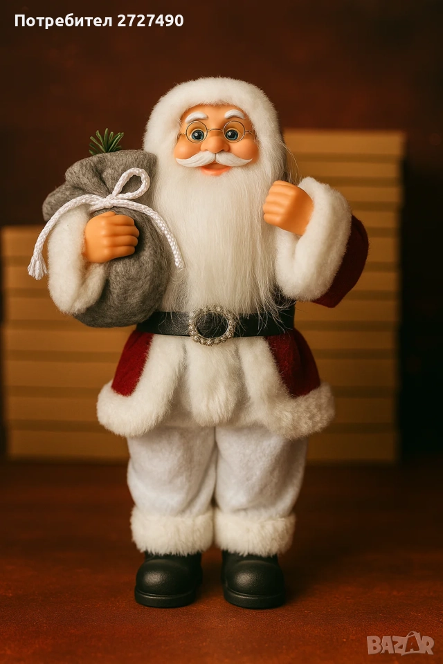 Коледен Декоративен Дядо Коледа, снимка 1
