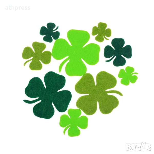 Фигурка от филц 2 мм Детелина, различни цветове и размери, снимка 1