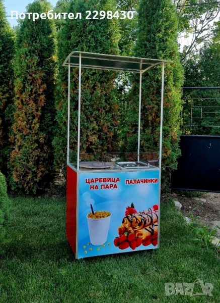 Количка за царевица на пара и палачинки , снимка 1