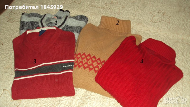 Мъжки вълнени и от полар пуловери, снимка 1