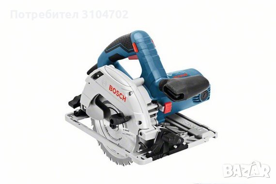 Bosch GKS55+GCE Потапящ ръчен циркуляр,1350W, диск ф165мм, 0601682100, снимка 1