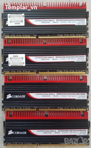 Corsair Dominator GT 4х4 DDR3 1866 / AMD PHENOM 9600 AM/, снимка 1