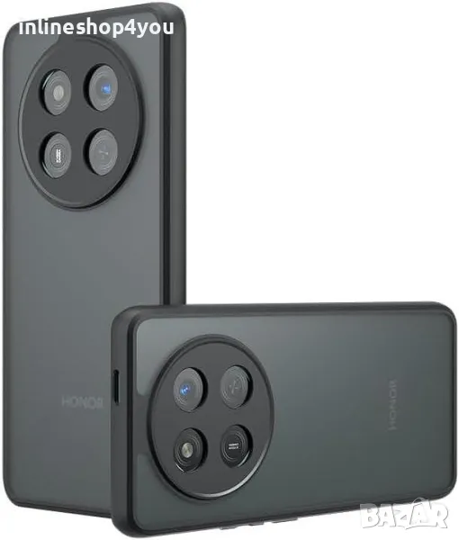 Цветен Кейс Rock за Honor Magic7 Pro - Черен с червени бутони, снимка 1