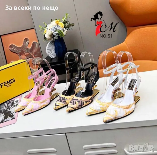 Дамски обувки Fendi - 3 налични цвята Код D943, снимка 1