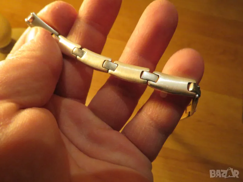 Солиден плътен сребърен синджир ланец дълж.40 см. - сравнително къс за слаби натури сребро, снимка 1