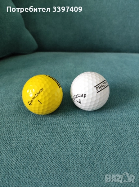 Употребявани топчета за голф , снимка 1
