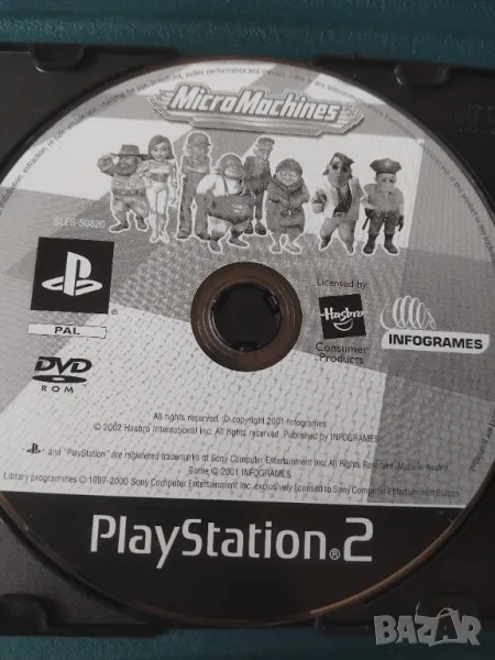 Micro Machines -  PlayStation 2 оригинална игра за PSP2, снимка 1