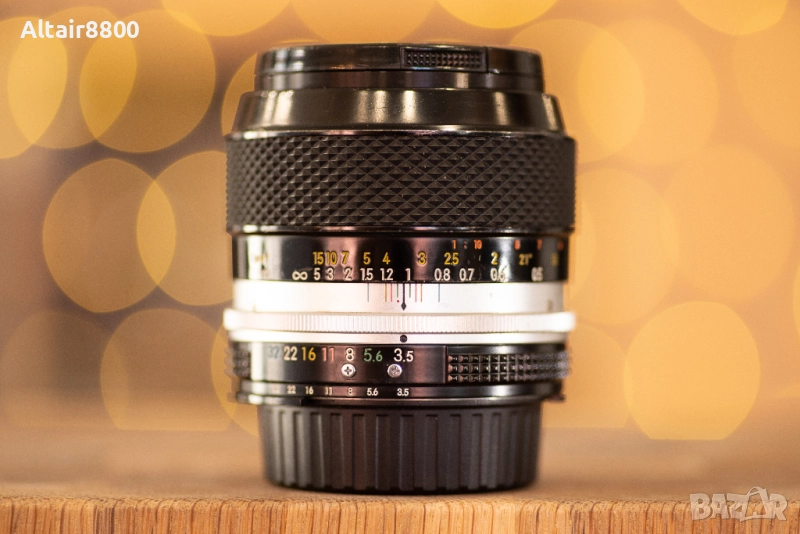 Nikon 55mm f/3.5 AI Macro Nikkor обектив Никон, снимка 1