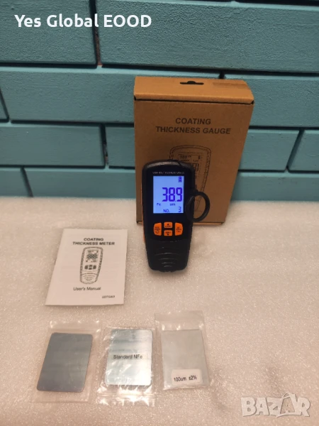 CHNADKS Дигитален Уред за Измерване Дебелина на Боя 0-1900μm, снимка 1