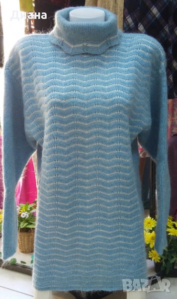 100% кашмир,мерино,ангора,мохер-дамски пуловери с поло яка, снимка 1