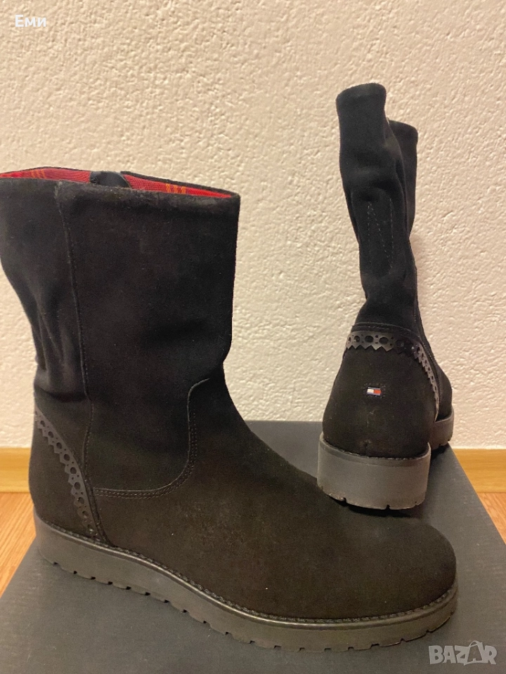 Оригинални дамски зимни боти Tommy Hilfiger, снимка 1