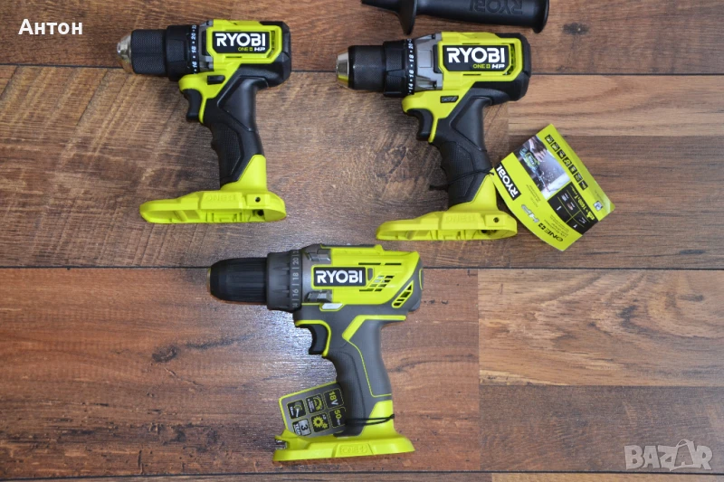 Нови, акумулаторени винтоверти Ryobi 18V, от 99лв, снимка 1