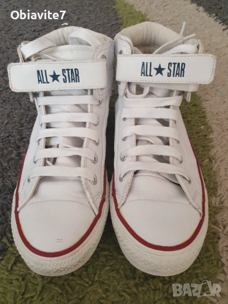 Уникални ретро кожени кецове Converse Унисекс, снимка 1