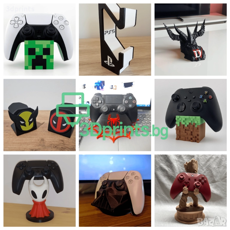 Стойка за Джойстик – Minecraft, Marvel, Diablo, Gaming Теми, снимка 1