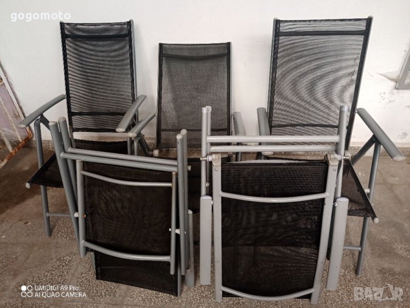 Шезлонг разтегателен, алуминиеви столове за плаж, къмпинг, море, планина, вила и т.н., снимка 1