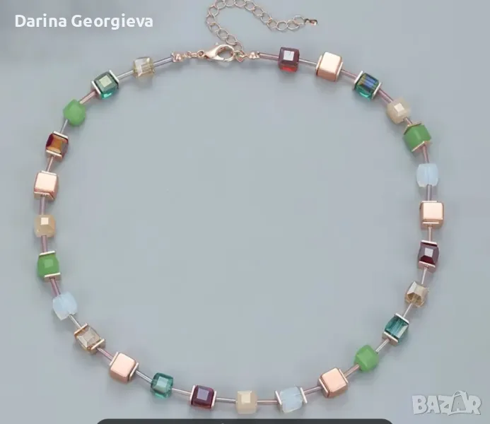 Колие , имитация на Coeur de lion, снимка 1