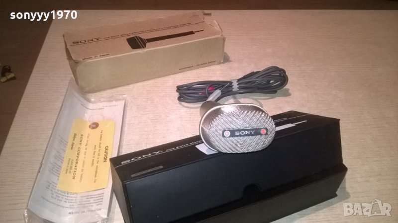 sony tokyo-made in japan-stereo microphone-внос франция, снимка 1