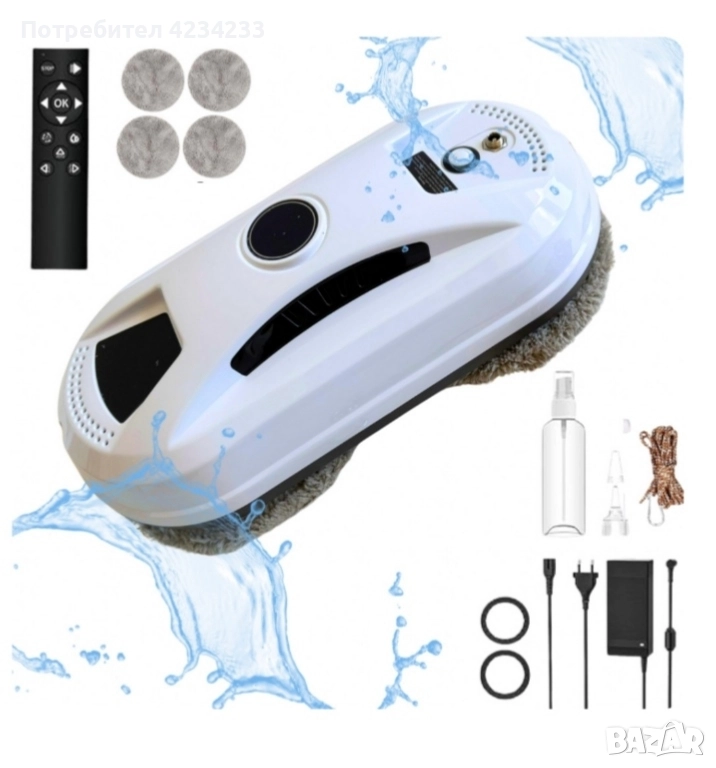 интелигентен робот за почистване на прозорци , снимка 1