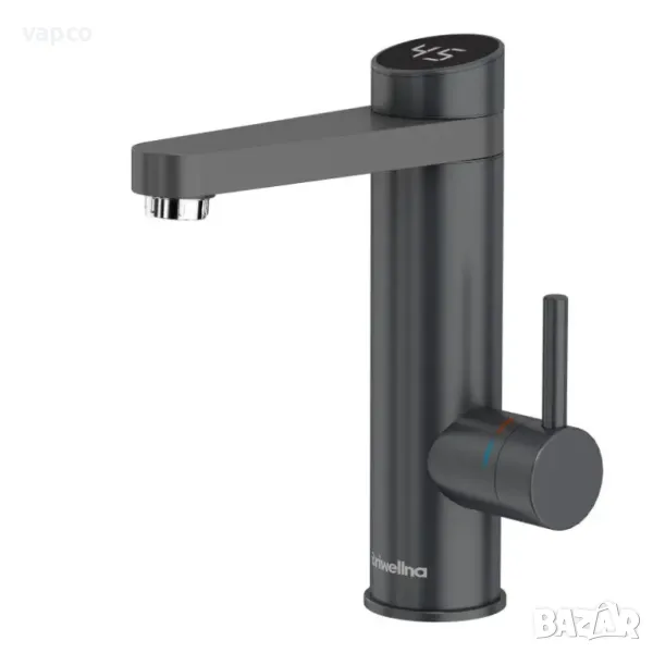 Проточен смесител с нагревател за кухня и баня BM71-Gray, снимка 1