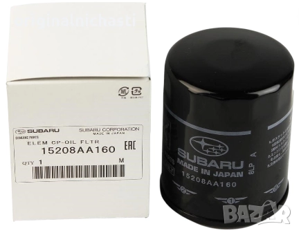 Маслен филтър за СУБАРУ ФОРЕСТЪР ИМПРЕЗА ЛЕГАСИ АУТБЕК SUBARU FORESTER 15208AA160 15208-AA160 OEM, снимка 1