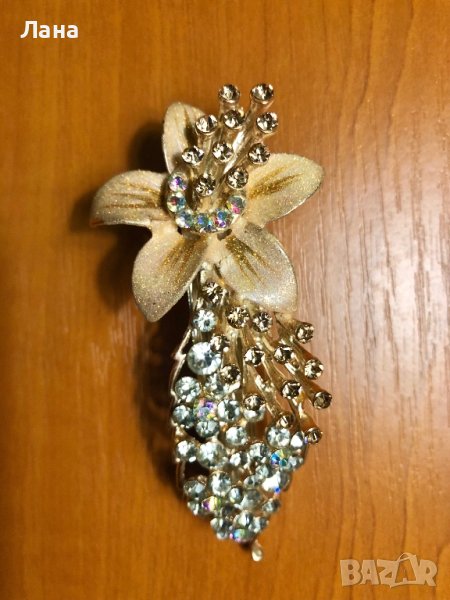 Луксозна шнола за коса с камъни, снимка 1