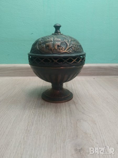 ретро месингова купа,захарница, снимка 1