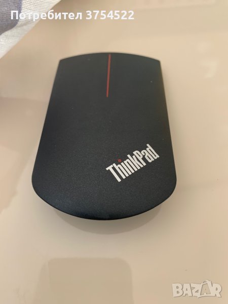 Мишка Lenovo ThinkPad X1 Wireless Touch Mouse, оптична ), безжична, снимка 1