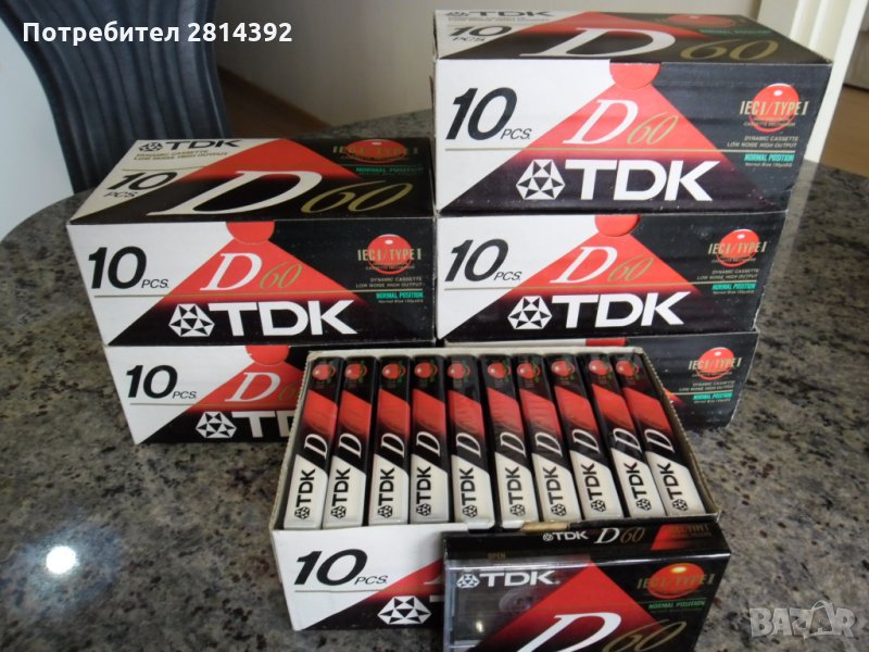 Нови и употребявани празни аудио и видео касети магнетофонни ролки микро касети Мини диск DAT и др., снимка 1