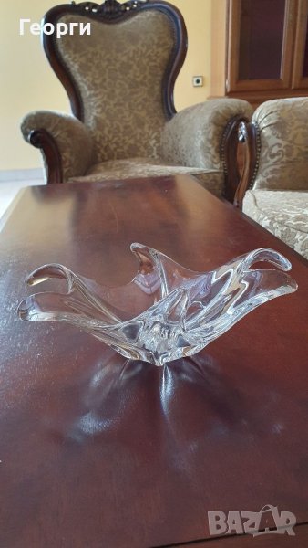 Прекрасна бонбониера оловен кристал  Lalique France , снимка 1