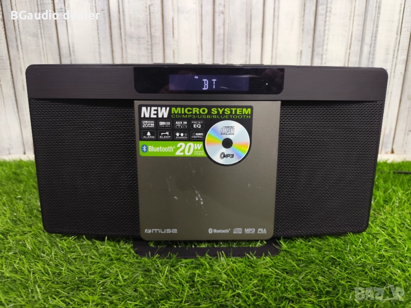 MUSE M-59 BT с радио, Bluetooth, CD, USB, MP3, 20 W, , снимка 1