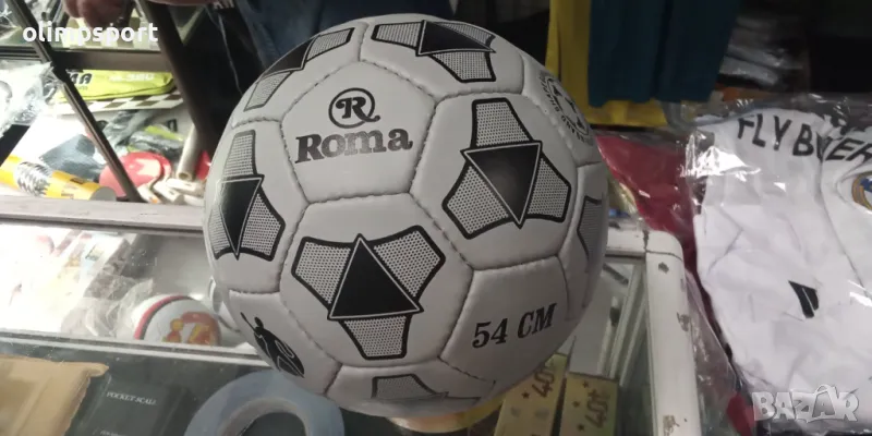 хандбална топка Рома нова  размер 2 обиколка 54 см кожена напомпена, снимка 1