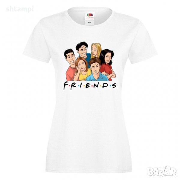 Дамска тениска Friends art 1, снимка 1
