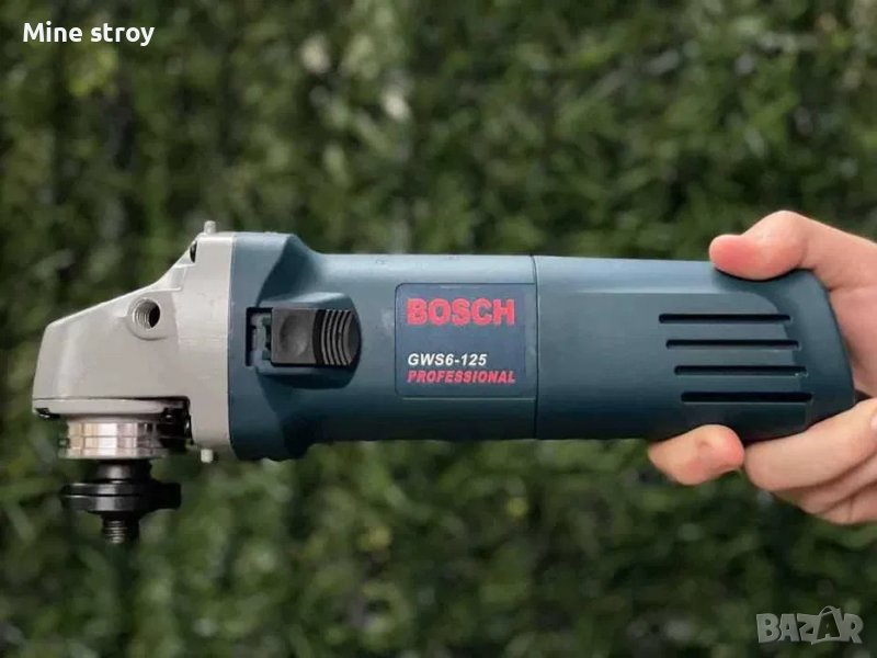 Ъглошлайф BOSCH 1100W GWS 6-125 / Флекс БОШ - Ракета 1100W, снимка 1