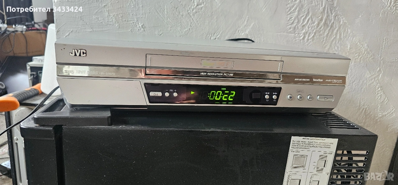 Super VHS Video Recorder JVC , снимка 1