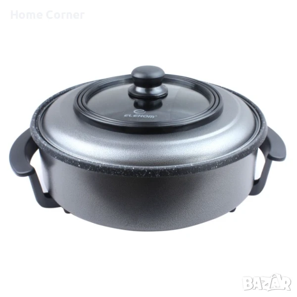 Електрически тиган ЕК-2008 M, Дълбок, тип тенджера 36 cm, Мраморно покритие, снимка 1