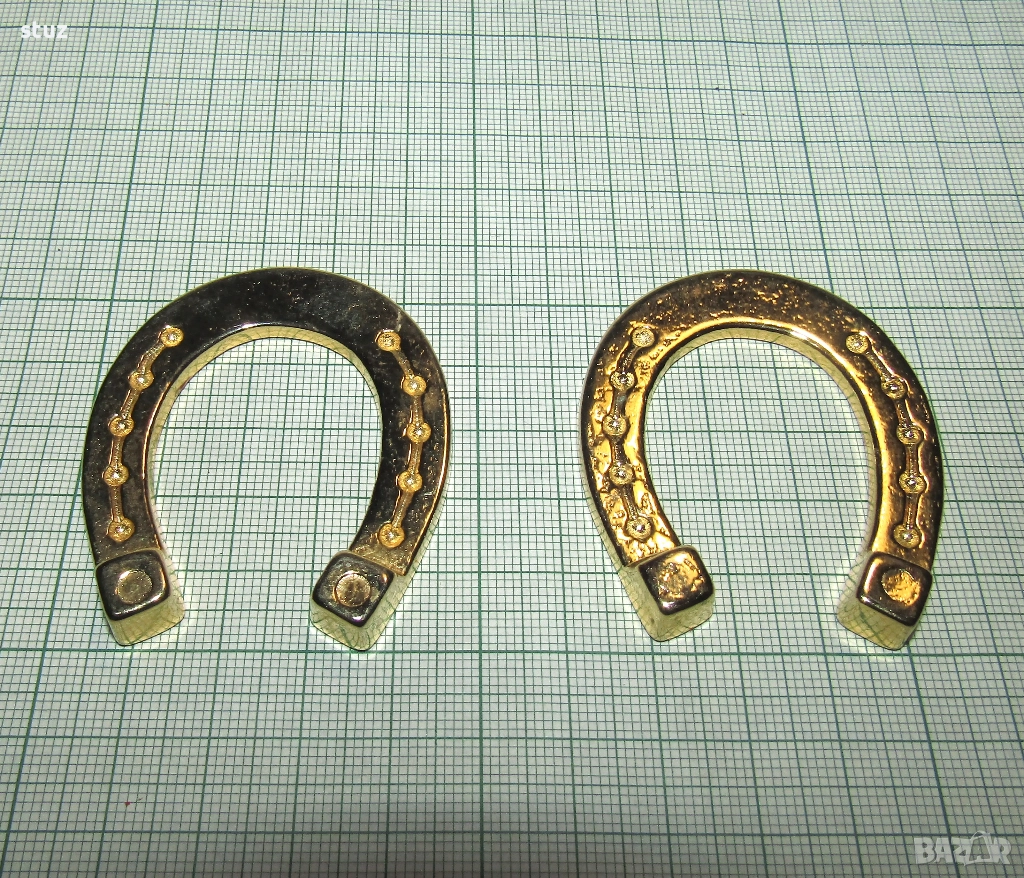 Бронзови подкови за късмет, нови, снимка 1