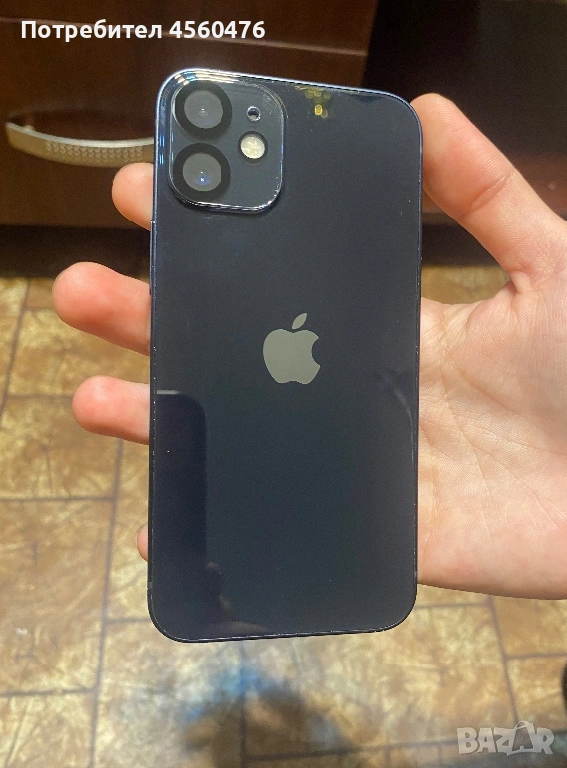 iPhone 12 mini 128 gb black черен 81% батерия, снимка 1