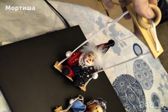 Двойка порцеланови клоуни за окачване , снимка 2 - Декорация за дома - 29047547